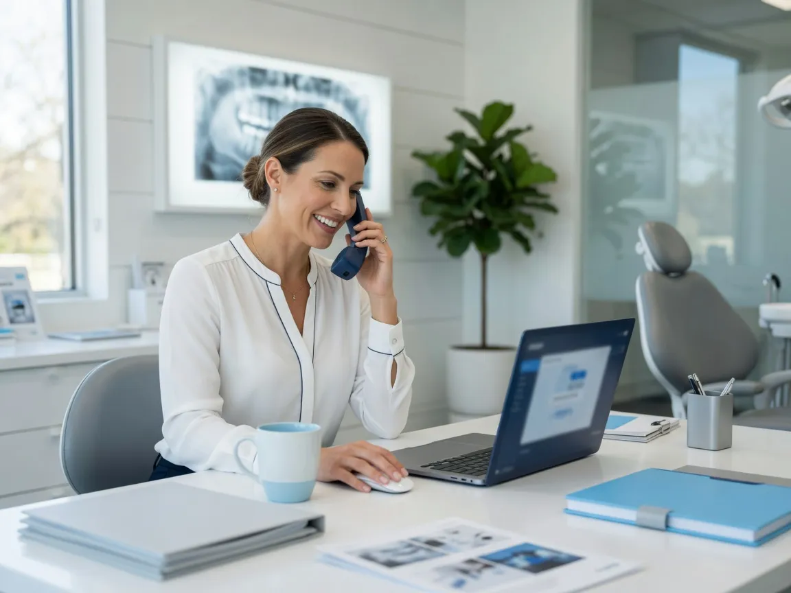 ChewSEO specialist answering a call at a desk